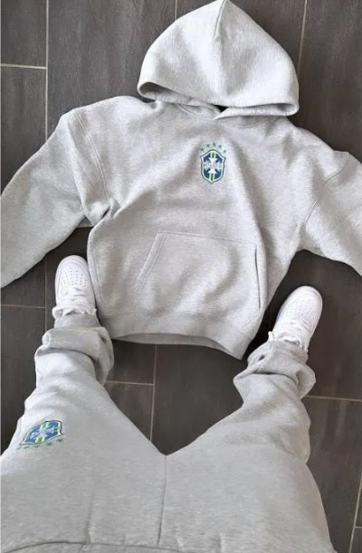 Retro Oversized hoodie and sweatpants set