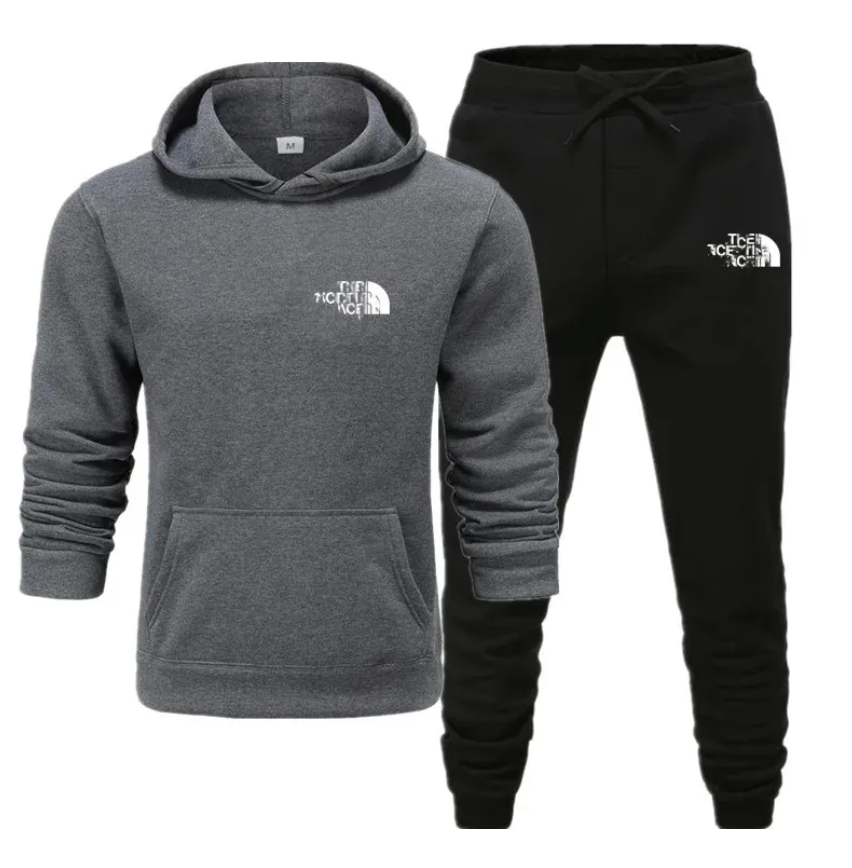 Retro Oversized hoodie and sweatpants set